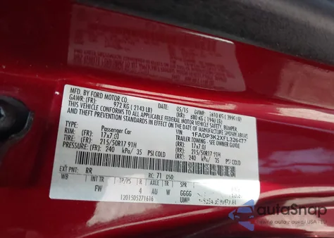 2015 Ford Focus Se из США, поврежденный, VIN 1FADP3K2XFL326477